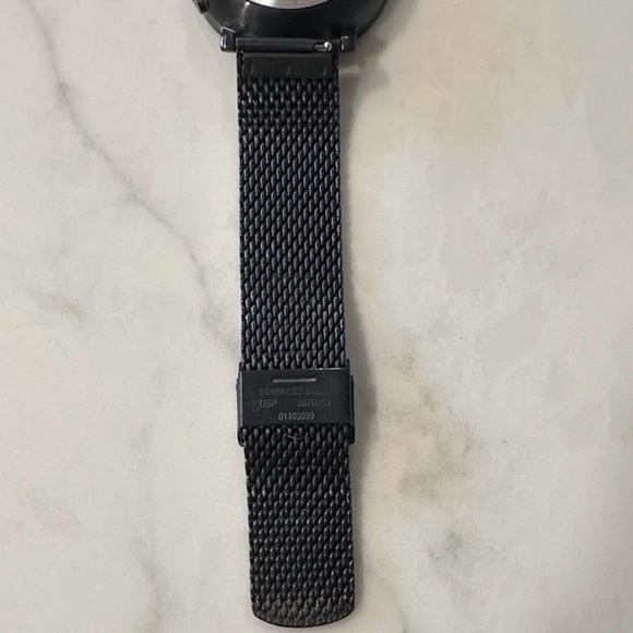 Skagen Hagen Connected Smart Watch Black Mesh Strap Watch with White Dial - Picture 4 of 6
